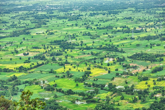 Bird's-eye view of landscape public landmark