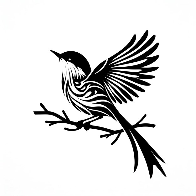 Bird silhouette illustration