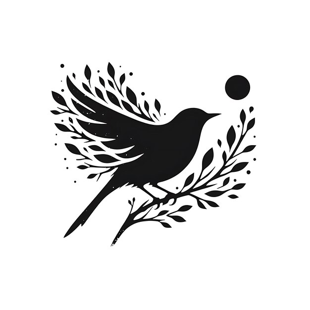 Bird silhouette illustration