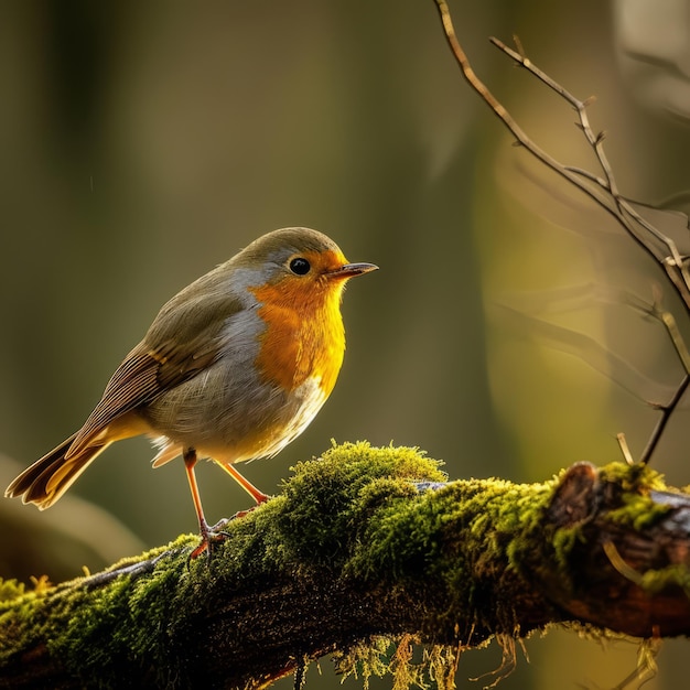 a bird standing on a branch