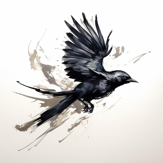 a bird tattoo design