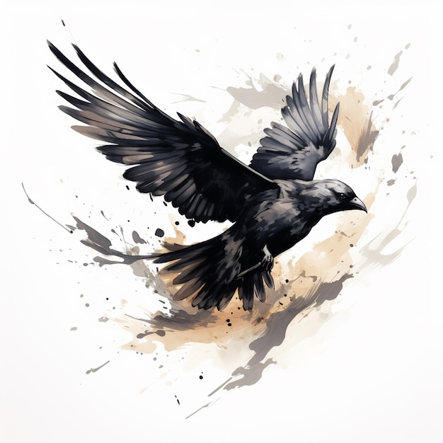 a bird tattoo design