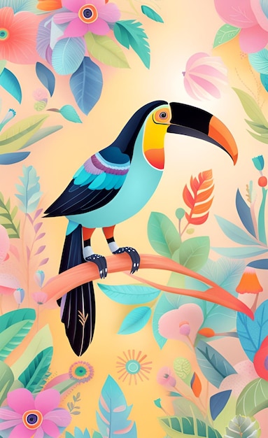 Photo bird toucan