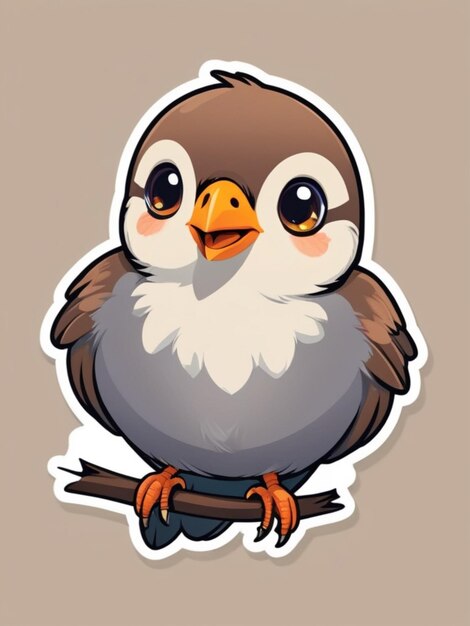 bird tshirt design sticker