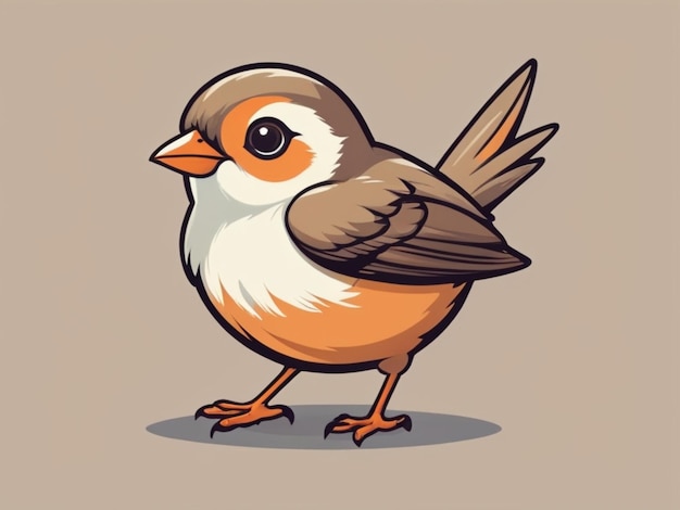 Bird tshirt design sticker