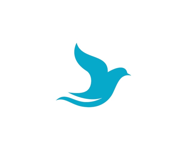 bird wing dove logo template