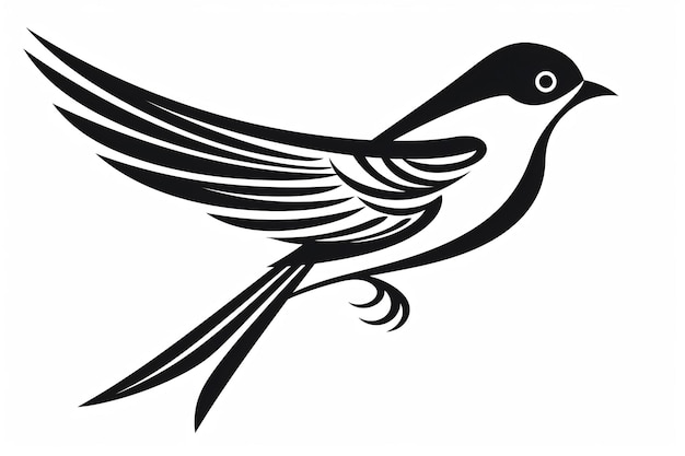 a bird with a black and white background with a design that says quot bird quot