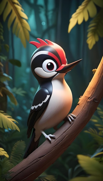 a bird with a red head and a black eye and a red and white face