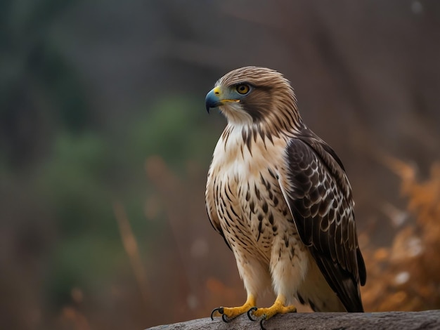 Photo a bird with a yellow beak and a blue and green beak