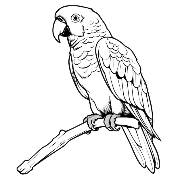 Birds coloring page