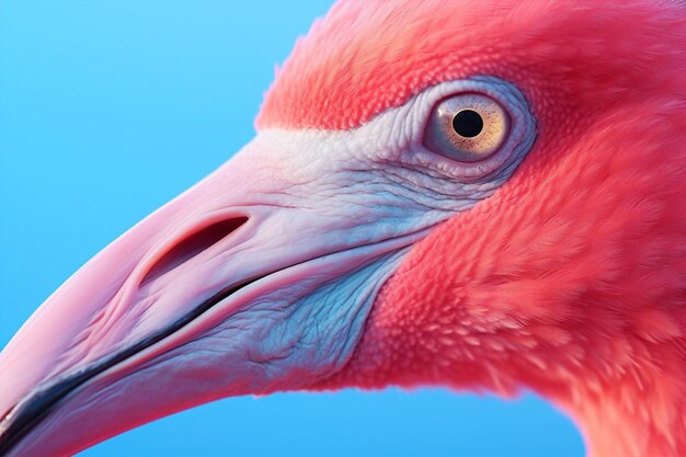 Photo birds flamingo