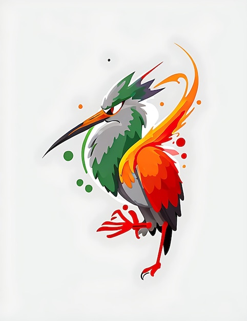 Birds Illustration Vector Photo