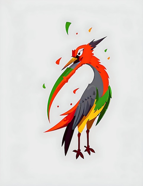 Birds Illustration Vector Photo