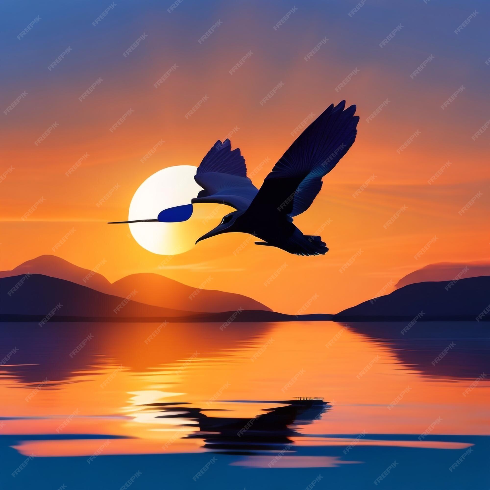 Premium Photo | Birds of prey seagull flying in the sky wings of seagull