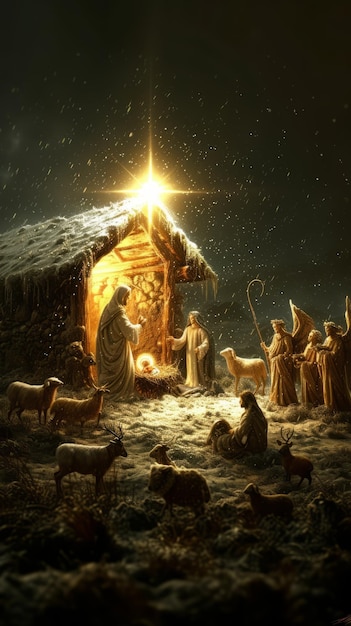 The birth of Jesus Christ in Bethlehem