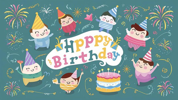 Photo birthday background