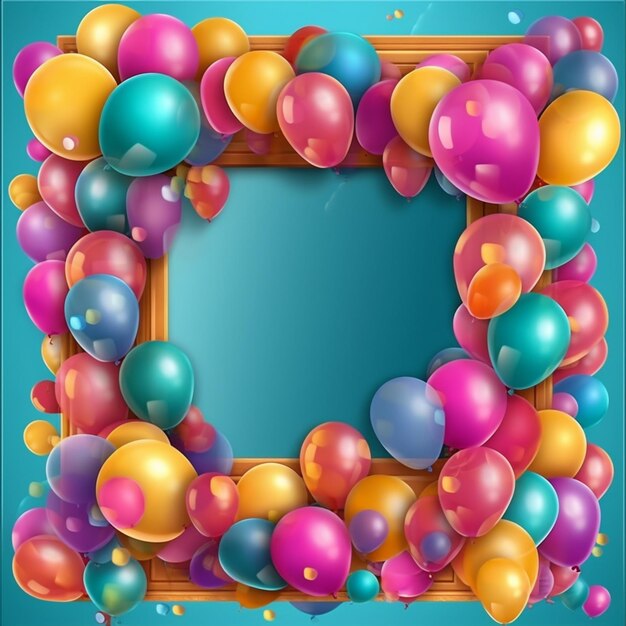 Birthday balloon background 39