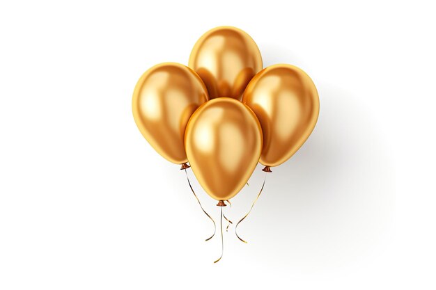 Photo birthday balloon flying for party and celebrations