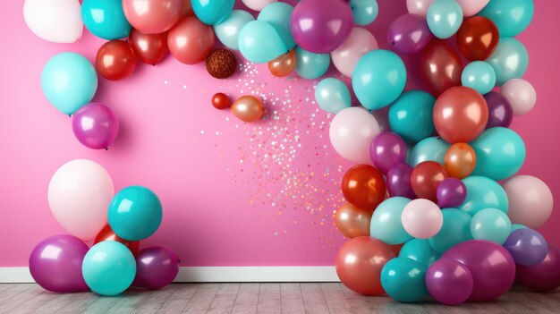 birthday balloons background free photo HD background