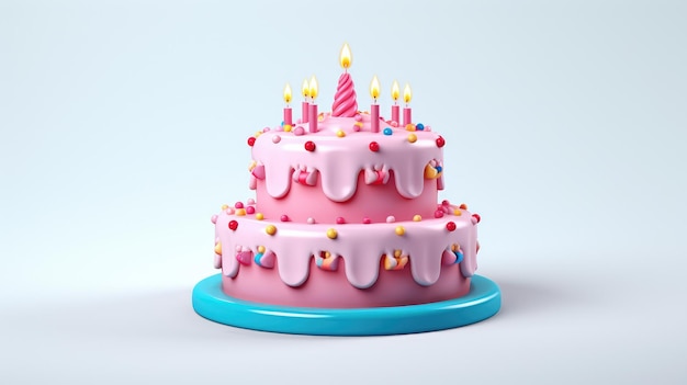 A birthday cake element object