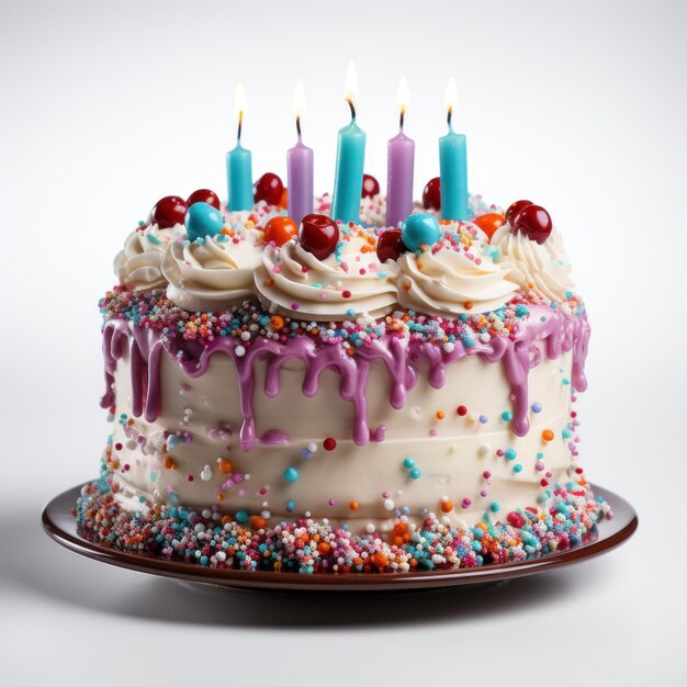 birthday cake isolated