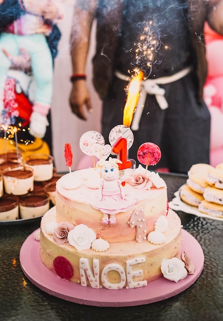 Foto torta di compleanno per una bambina