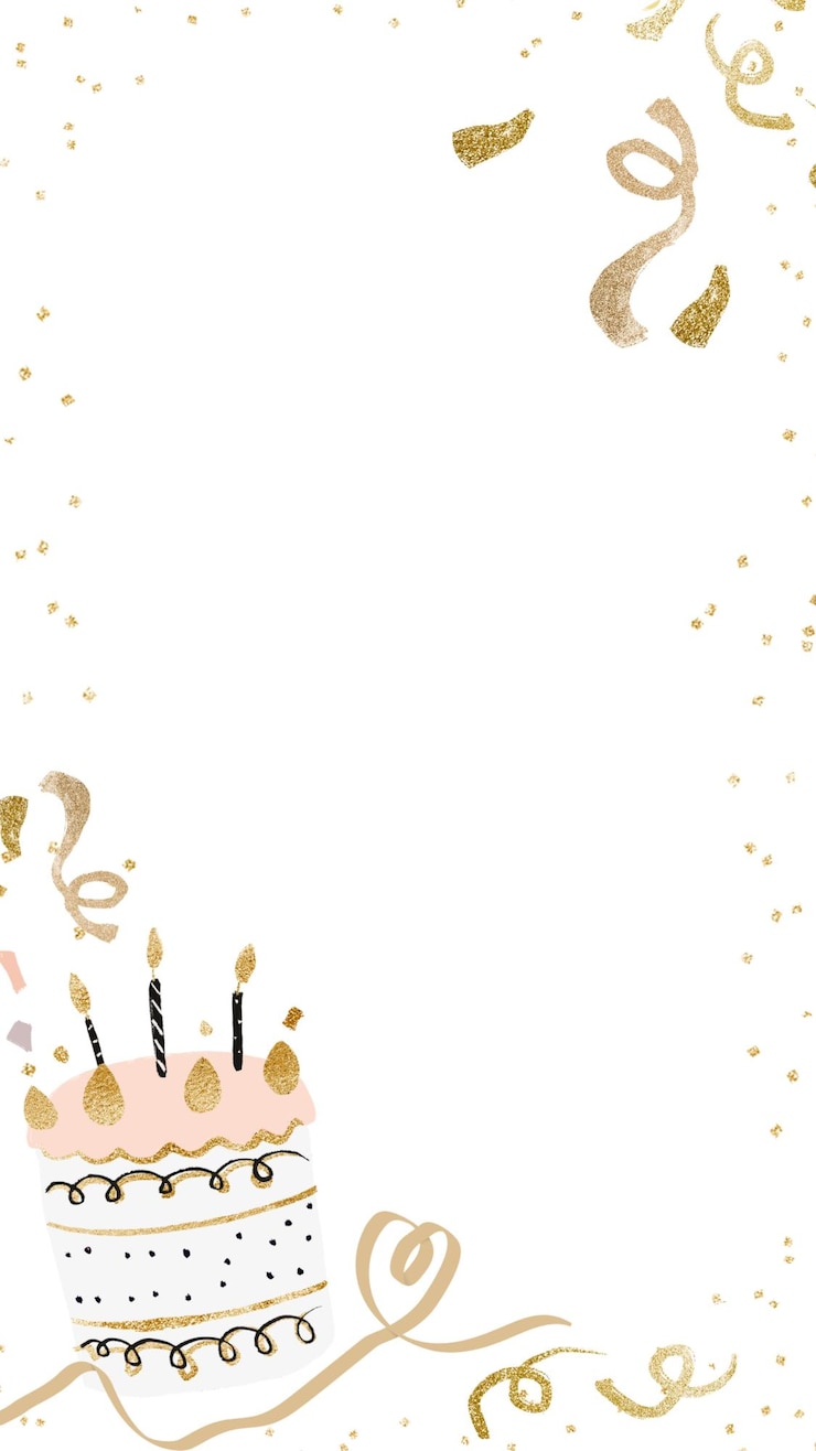 Photo birthday cake png border transparent background