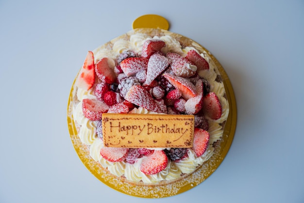 Birthday cake that looks great on Instagram