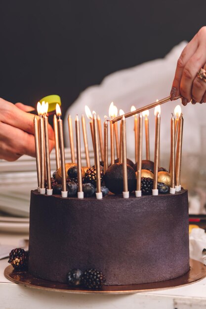 写真 誕生日ケーキ