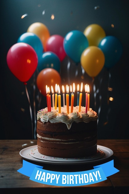 Foto torta di compleanno