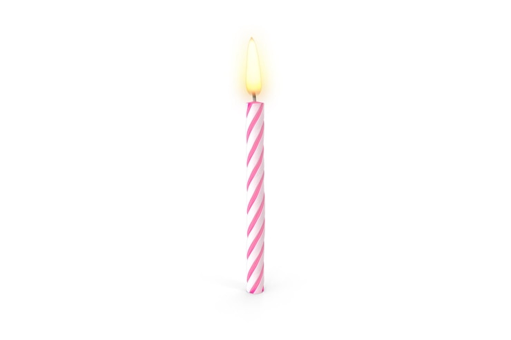 Photo birthday candle