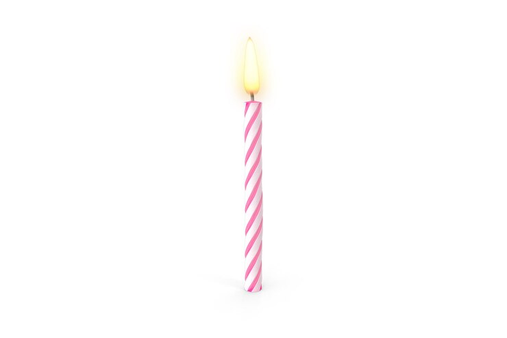 Photo birthday candle
