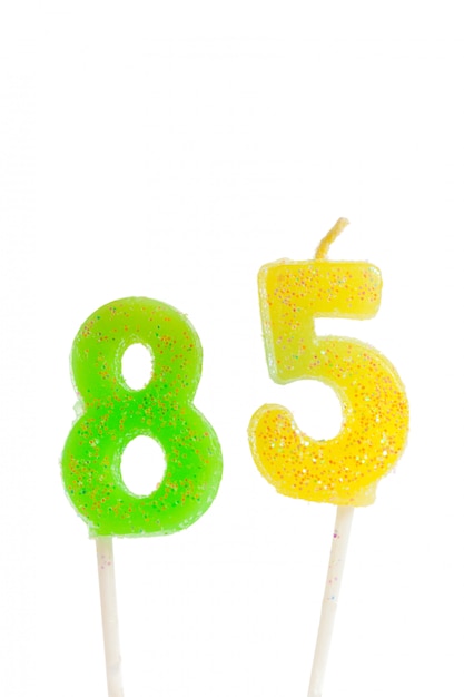 Birthday candles number