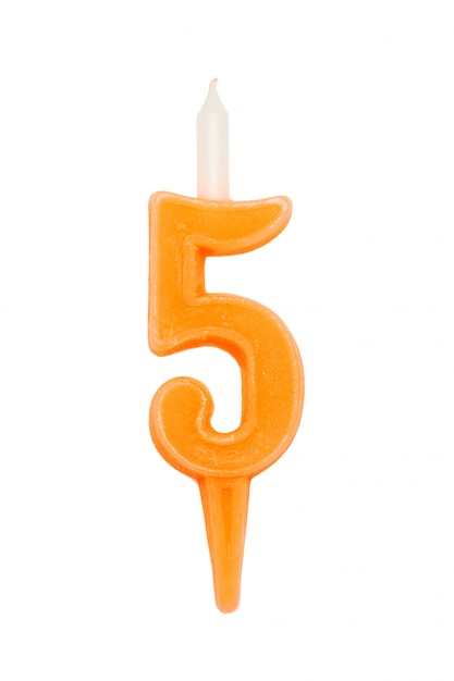 Birthday candles number