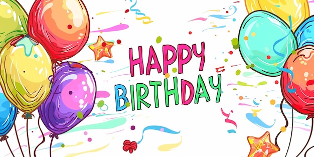 a birthday card with a happy birthday on it