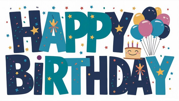 a birthday card with a happy birthday on it