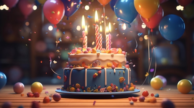 Birthday Celebration Animation