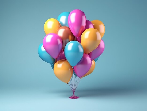 Балоны для дня рождения или празднования дня рождения для абстрактного дизайна