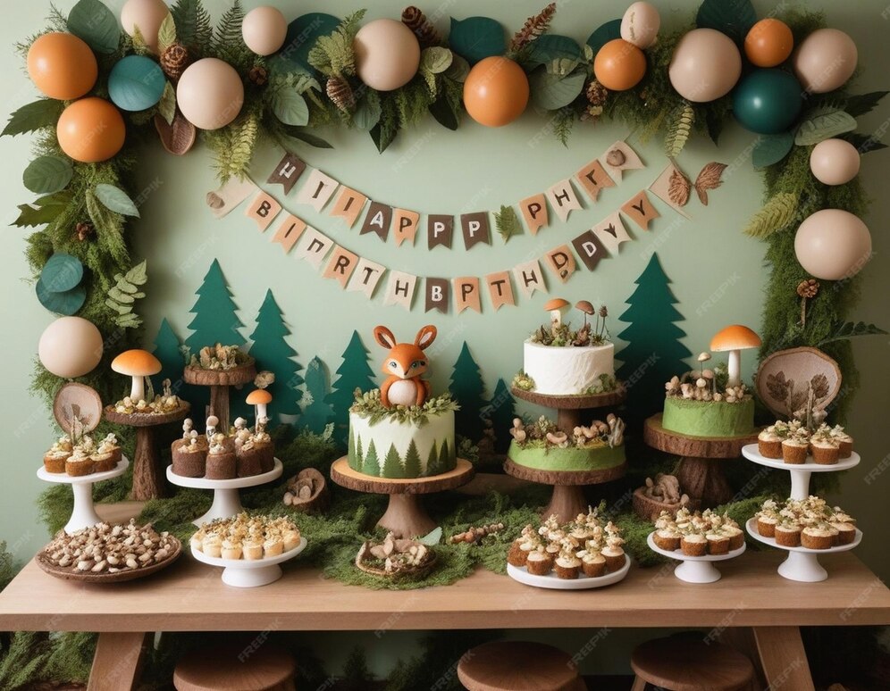 Birthday celebration premium ai generated image