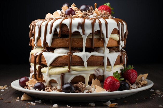 birthday Chocolate cake background food 229jpg