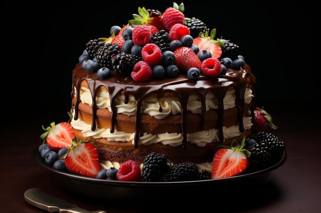 birthday Chocolate cake background food 256jpg