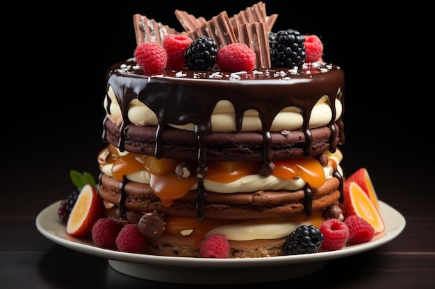 birthday Chocolate cake background food 288jpg