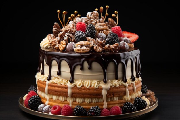 birthday Chocolate cake background food 384jpg
