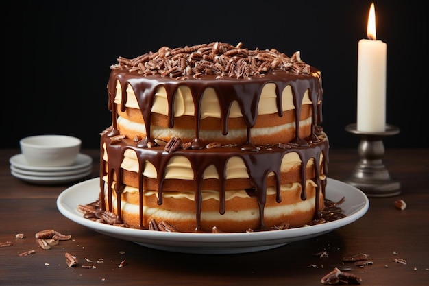 birthday Chocolate cake background food 434jpg