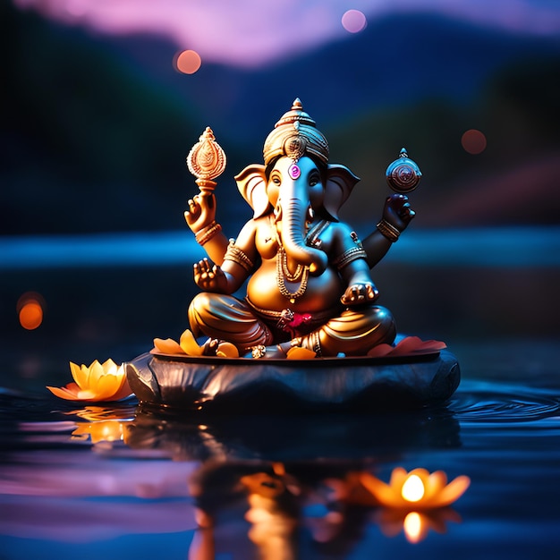 Foto compleanno del signore ganesha