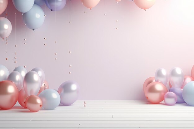 Birthday Party Copy Space Background