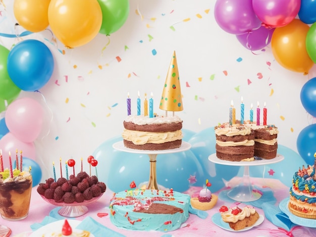 birthday party or holiday background