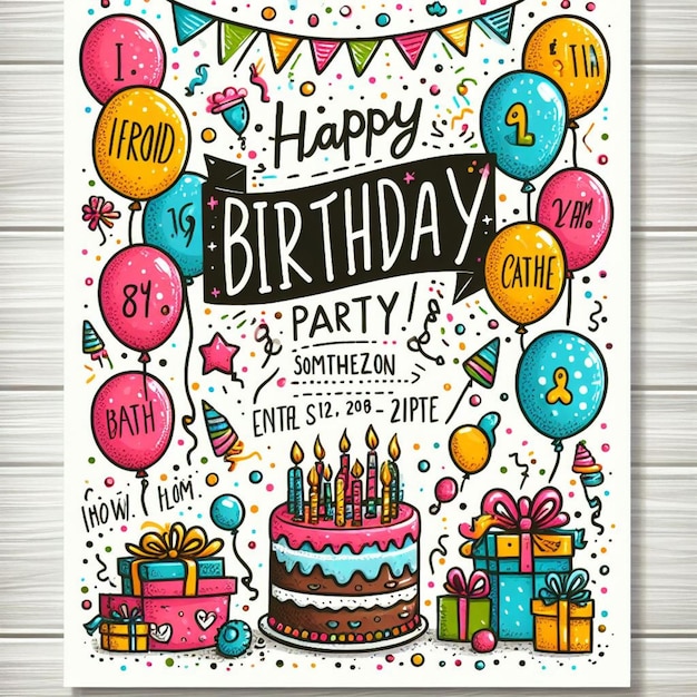 birthday poster