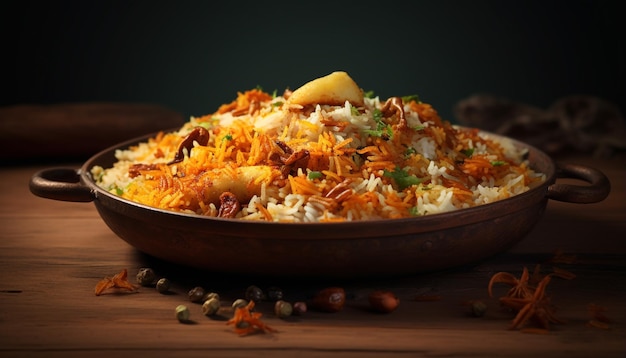 Biryani 3D 렌더링