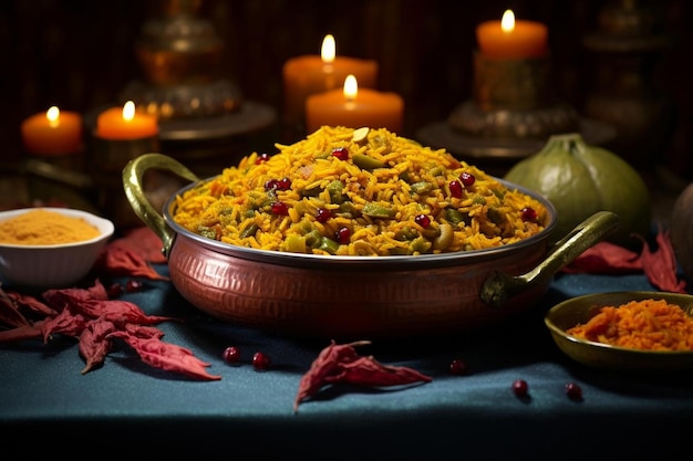 Biryani Cooked with Flavorful Bay Leaves